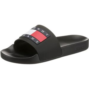 Tommy Jeans Pantolette »TOMMY JEANS FLAG POOL SLD ESS«, Sommerschuh,... schwarz  40