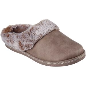 Skechers Pantoffel »COZY CAMPFIRE-LOVELY LIFE«, mit Fellimitat-Besatz taupe  38