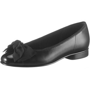 Gabor Ballerina, Flats, Kitten Heel, Festliche Schuhe mit aufwendiger Schleife schwarz  40