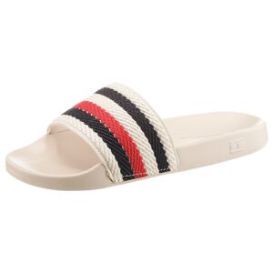 Tommy Hilfiger Badepantolette »TOMMY ESSENTIAL POOL SLIDE«, mit gestreifter... natur-gestreift  40