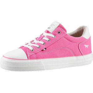 Mustang Shoes Sneaker, Freizeitschuh, Halbschuh, Schnürschuh, mit Gummikappe pink  40