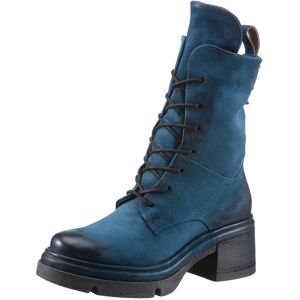 A.S.98 Schnürstiefelette »EASY«, mit biegsamem Draht in der Lasche blau used  39