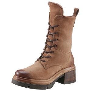 A.S.98 Schnürstiefelette »EASY«, mit biegsamem Draht in der Lasche cognac used  40