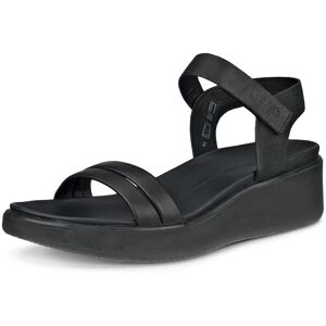 Ecco Keilsandalette »FLOWT WEDGE LX W«, Sandale, Sommerschuh, Klettschuh, mit... schwarz  38