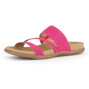 Gabor Pantolette, Keilabsatz, Sommerschuh, Schlappen in sommerlicher Farbpalette pink  36