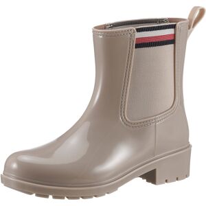 Tommy Hilfiger Chelseaboots »CORPORATE ELASTIC RAINBOOT«, mit beidseitigem... beige  37