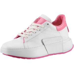 A.S.98 Plateausneaker »Hilfi«, mit A.S.98 Logoaufnäher, Freizeitschuh,... weiss-pink Größe 38