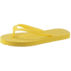 Flip Flop Zehentrenner, Sommerschuh, Poolsildes, frei von tierischen... gelb Größe 40 (6,5)