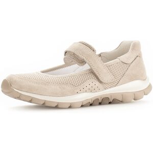 Gabor Rollingsoft Riemchenballerina, Klettschuh, Freizeitschuh, Komfortschuh... beige Größe 36