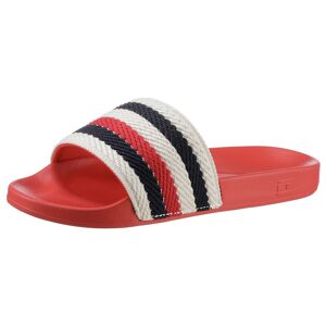 Tommy Hilfiger Badepantolette »TOMMY ESSENTIAL POOL SLIDE«, mit gestreifter... rot-gestreift Größe 38