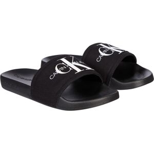 Calvin Klein Jeans Badepantolette »FANNY SLIDE MONOGRAM«, Sommerschuh,... schwarz Größe 41