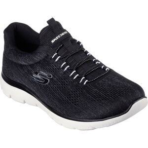 Skechers Slip-On Sneaker »SUMMITS-FUN FLARE«, in veganer Verarbeitung schwarz-weiss Größe 41