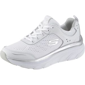 Skechers Sneaker »D´Lux Walker«, mit Relaxed Fit-Ausstattung, Freizeitschuh,... weiss-silberfarben Größe 37