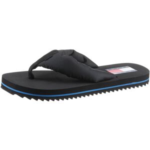 Tommy Jeans Zehentrenner »FLAG EVA BEACH SANDAL«, mit wattierten Bandagen schwarz Größe 39