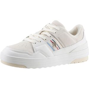 Tommy Hilfiger Plateausneaker »SUEDE STRIPES BASKET LO«, mit seitlichen... beige Größe 38