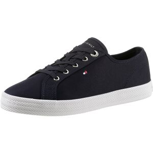 Tommy Hilfiger Plateausneaker »ESSENTIAL VULCANIZED SNEAKER«, mit gestickter... dunkelblau Größe 37