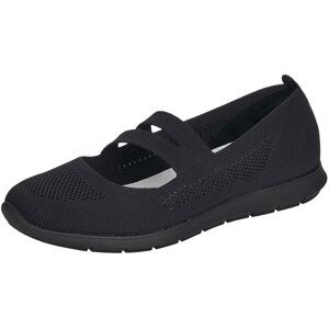 Remonte Riemchenballerina, Slipper, Schlupfschuh, Slip-On Sneaker im... schwarz Größe 36