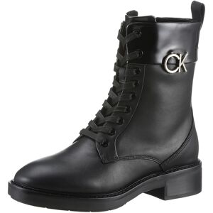 Calvin Klein Schnürstiefelette »RUBBER SOLE COMBAT BOOT W/HW«, mit... schwarz Größe 41