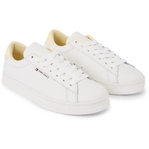 Tommy Jeans Sneaker »TJW COURT SNEAKER«, mit Label, Freizeitschuh, Halbschuh,... ecru Größe 39