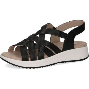 Caprice Sandale, Sommerschuh, Sandalette, Klettschuh, mit praktischem... schwarz Größe 39