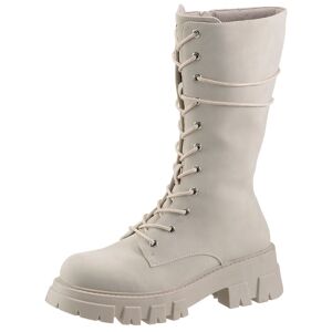 CITY WALK Schnürstiefel offwhite Größe 39