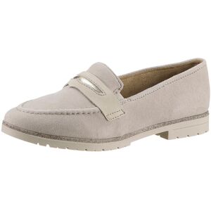 Rieker Slipper, Chunky Slipper, Mokassin mit weicher Lederinnensohle beige Größe 40