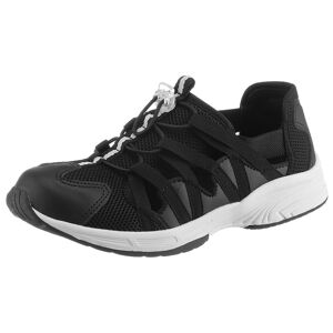 CITY WALK Slipper, Trekking Schuh, Sommerschuh mit elastischem Schnellverschluss schwarz Größe 38 (5)