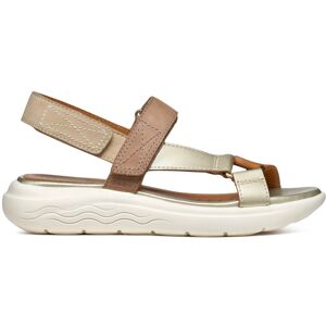 Geox Sandale »D SPHERICA EC5W A«, Sommerschuh, Sandalette, Klettschuh, mit... sand-goldfarben Größe 39