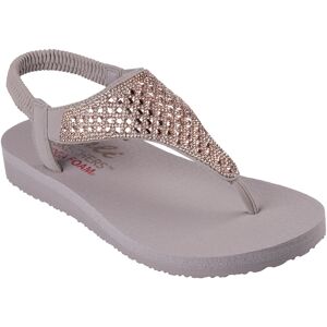 Skechers Sandale »MEDITATION-ROCKSTAR«, Sommerschuh, Sandalette,... taupe Größe 35