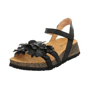 Think! Sandalette »KOAK DAMEN«, Sommerschuh, Sandale, Keilabsatz, mit... schwarz-Blüten Größe 40