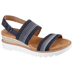 Skechers Keilsandalette »DESERT KISS HI-TEA TIME«, Sommerschuh, Sandale,... navy-rosa Größe 36