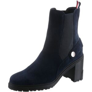 Tommy Hilfiger Chelseaboots »OUTDOOR HIGH HEEL BOOT«, mit Zierriegel dunkelblau Größe 40