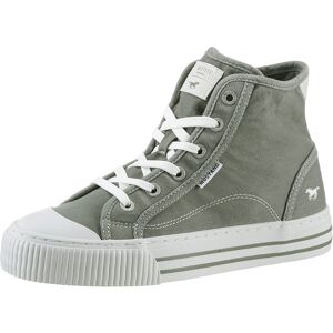 Mustang Shoes Plateausneaker, Schnürschuh, Freizeitschuh, High Top-Sneaker... khaki Größe 44