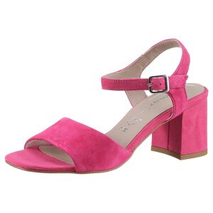 Tamaris Sandalette, Sommerschuh, Sandale, Blockabsatz, mit Touch It-Ausstattung fuchsia Größe 37