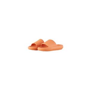 TOM TAILOR Damen Pantolette mit Plateau-Absatz, orange, Uni, Gr. 37