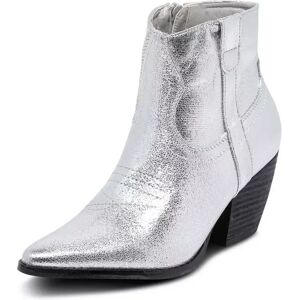 Morgan - Stiefel, Mid Heel, Für Damen, Silber, Größe 37