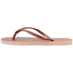 Havaianas Slim Gloss Flip Flops Damen, Ballet Rose Golden Blush, 37/38 EU