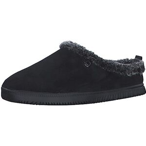 s.Oliver Damen Pantoffeln zum Reinschlüpfen Flauschig Schwarz (Black), 37