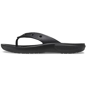 Crocs Unisex Classic Flip Flipflop, Schwarz, 45/46 EU