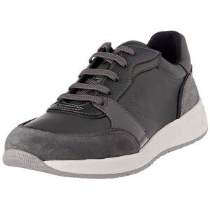 Geox D BULMYA A Sneaker, DK Grey, 39 EU