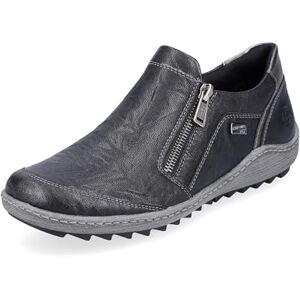 Remonte Damen R1428 Slipper, Schwarz, 36 EU