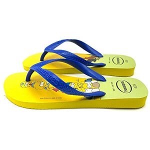 Havaianas Unisex's Simpsons Flip-Flop, Zitrusgelb, 43/44 EU