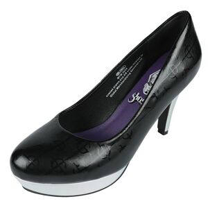 Ghost High Heel - EMP Signature Collection - EU37 bis EU41 - für Damen - schwarz/silberfarben