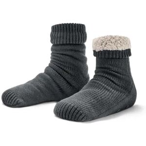 Tchibo - Hausschuh-Socken - Anthrazit - Gr.: 40/41 Polyester  40/41 female