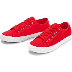 Tchibo - Canvas-Sneaker - Rot - Gr.: 41 Kunststoff Rot 41 female