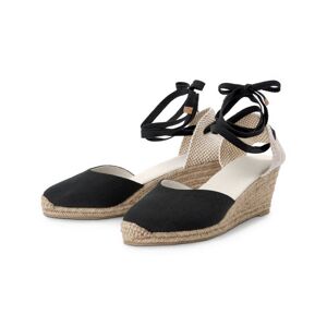 Tchibo - Espadrilles mit Keilabsatz - Schwarz - Gr.: 42 Kunststoff  42 female