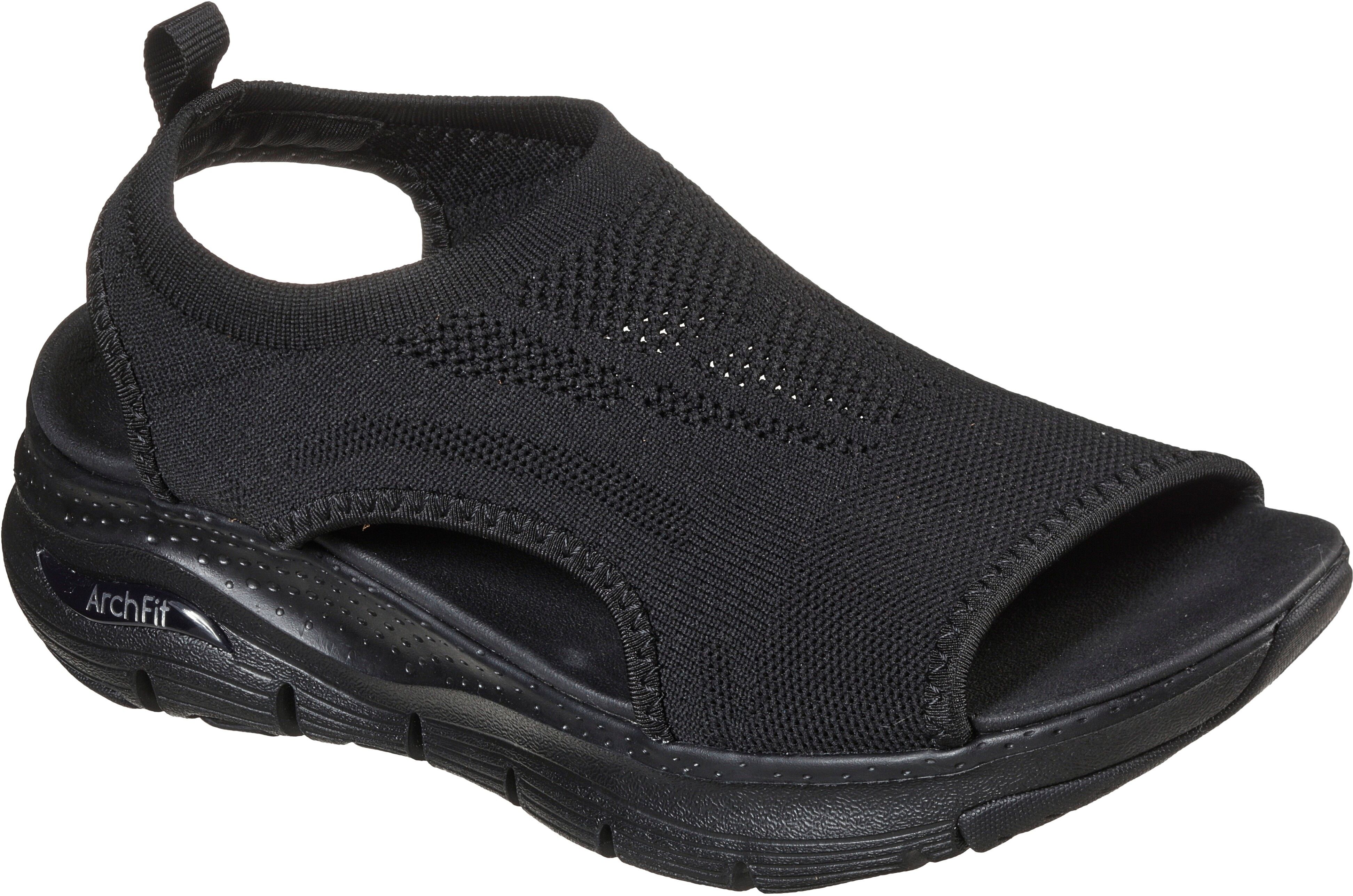 Skechers Sandale »ARCH FIT CITY CATCH«, in veganer Verarbeitung schwarz  35 36 37 38 39 40 41