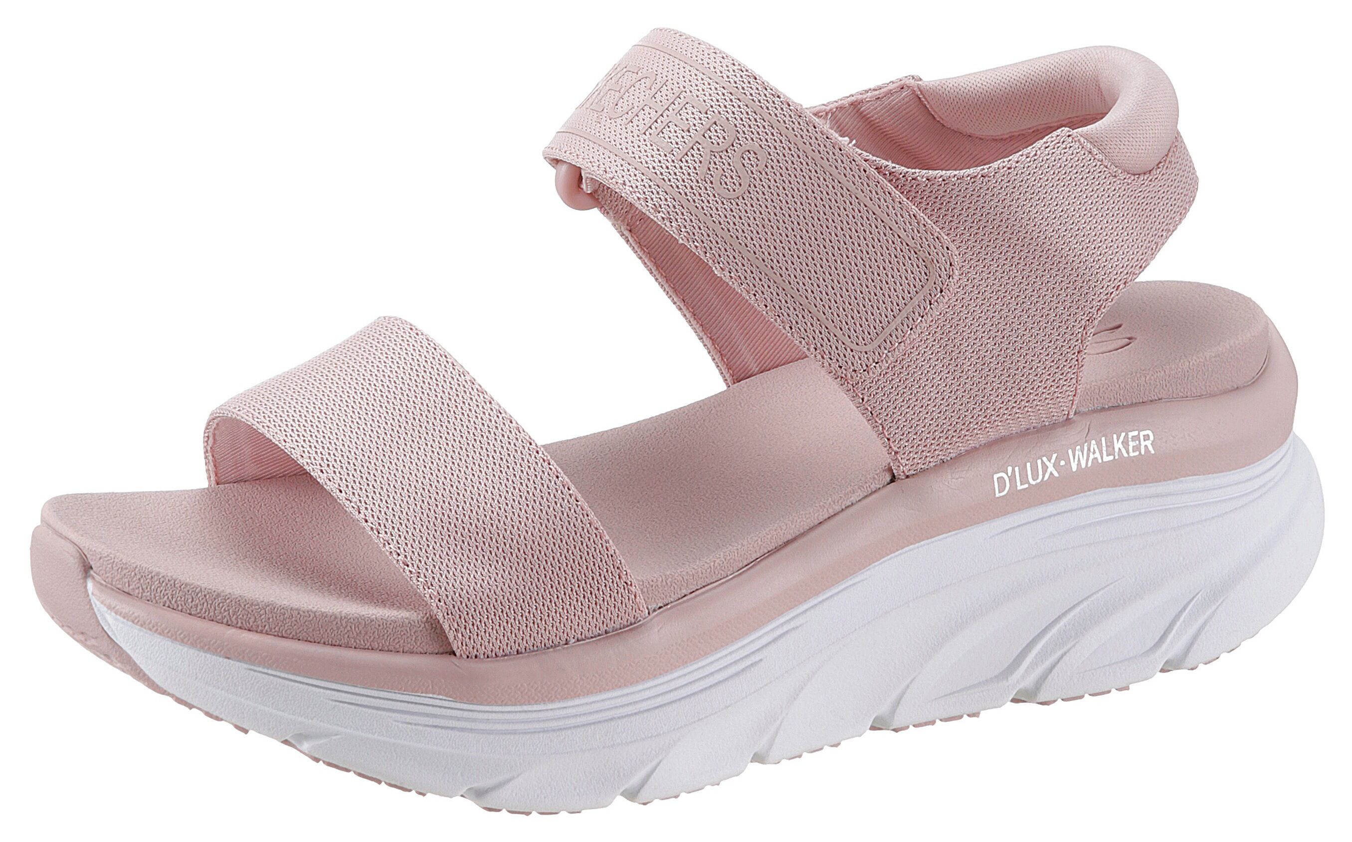 Skechers Plateausandale »D´LUX WALKER«, mit Luxe Foam rosa  35 36 37 38 39 40 41