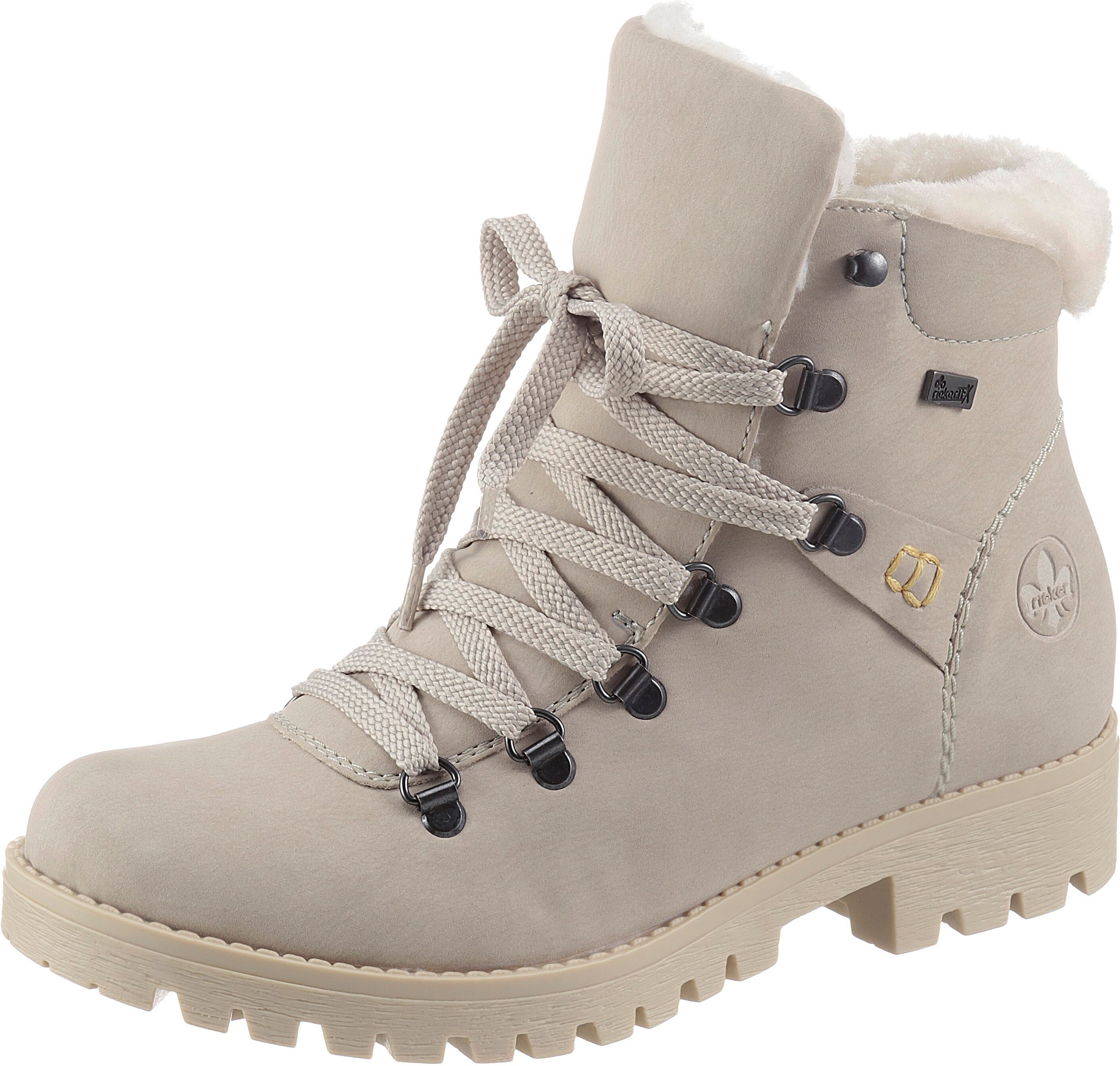 Rieker Winterboots, mit Rieker-TEX Ausstattung beige  36 37 38 39 40 41 42 43