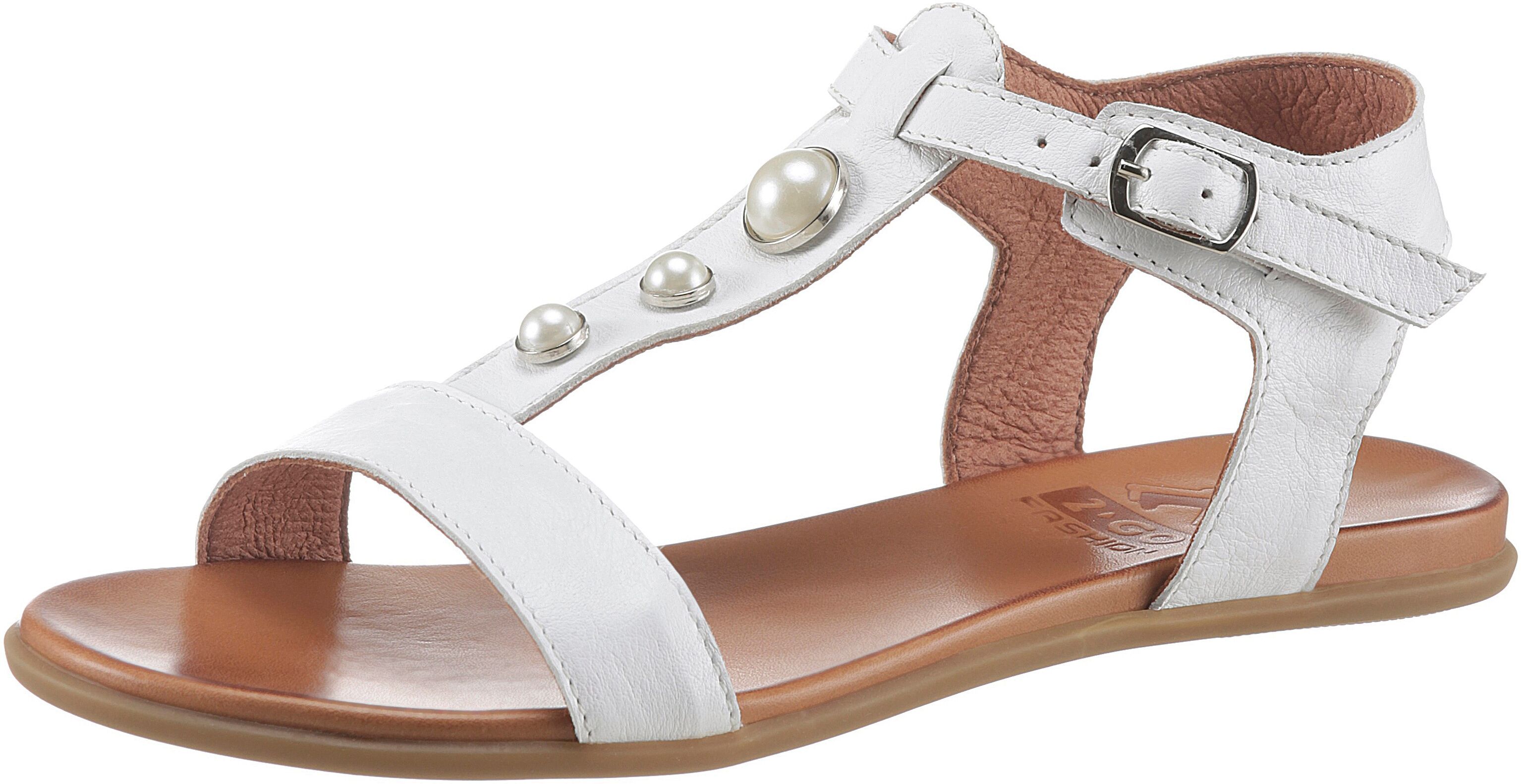 2GO FASHION Sandale, mit Schmucksteinen weiss  36 37 38 39 40 41 42